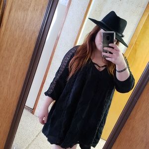 American Eagle Boho Peasant Dress